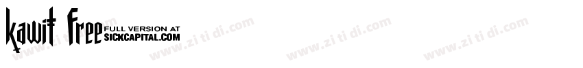 kawit Free字体转换